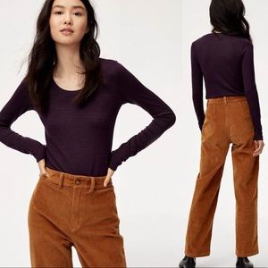 Aritzia Wilfred Free Knit Top